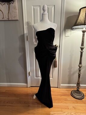 green emerald velvet dress GLS by Gloria GL3126 Prom Dress - Dark Rose
